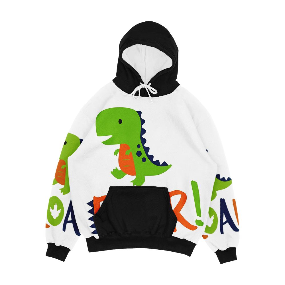Dino Dinosaur Rawr Roar Men's All-Over-Print Hoodie