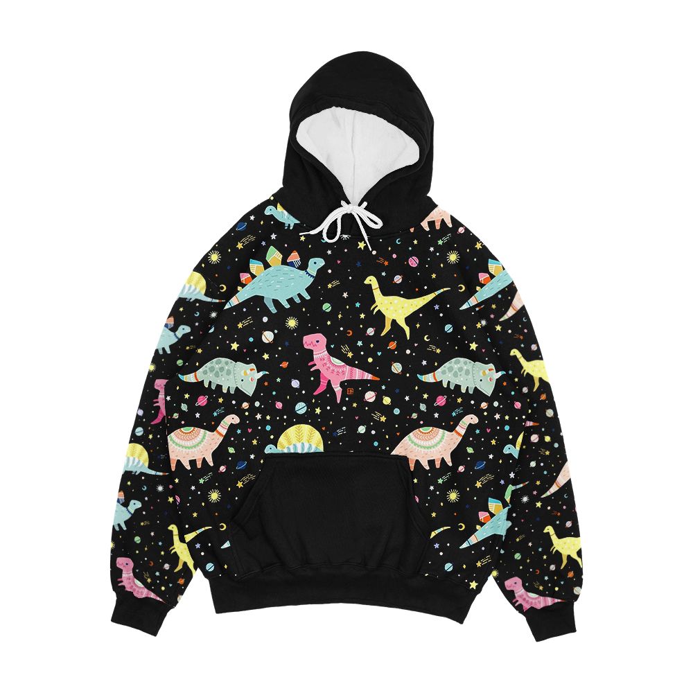 Dinosaur Pattern Men's All-Over-Print Hoodie