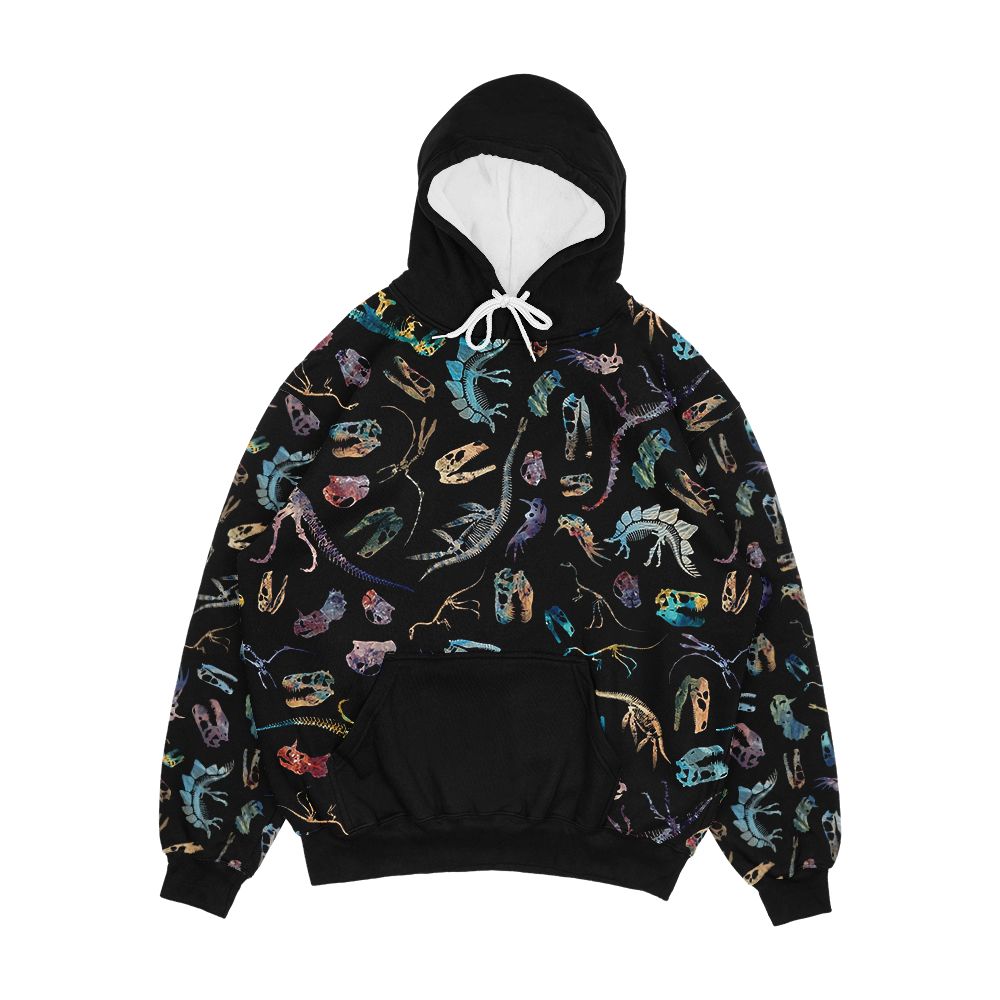 Dinosaurs Dark Men's All-Over-Print Hoodie