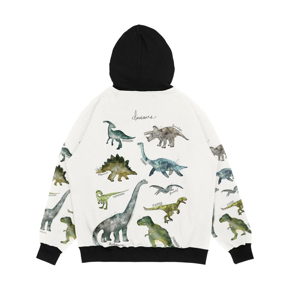 Dinosaurs Men's All-Over-Print Hoodie - Image 2