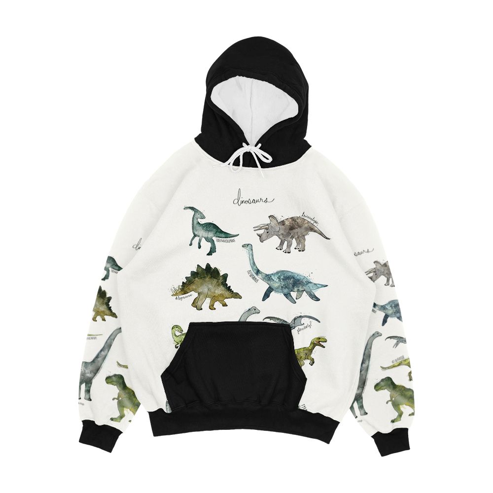 Dinosaurs Men's All-Over-Print Hoodie