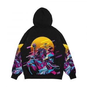 Alternative view of Dionysus Hades 80S Retro Men's All-Over-Print Hoodie