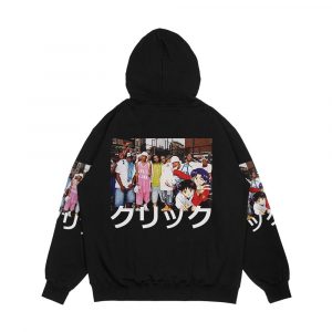 Alternative view of Dipset X Evangelion X Clique Men's All-Over-Print Hoodie