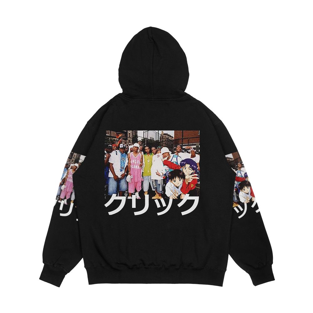 Dipset X Evangelion X Clique Men's All-Over-Print Hoodie - Image 2