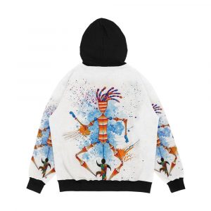 Alternative view of Disc Man Men's All-Over-Print Hoodie