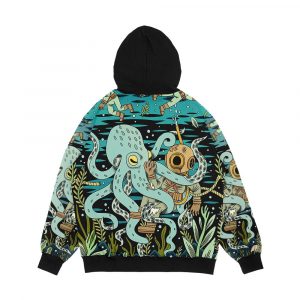 Alternative view of Diver Men's All-Over-Print Hoodie