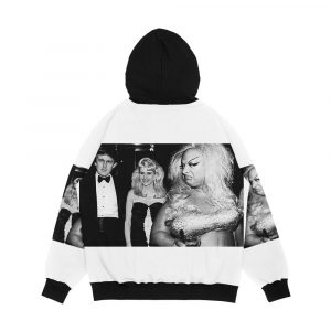 Alternative view of Divine Meets Trump Men's All-Over-Print Hoodie