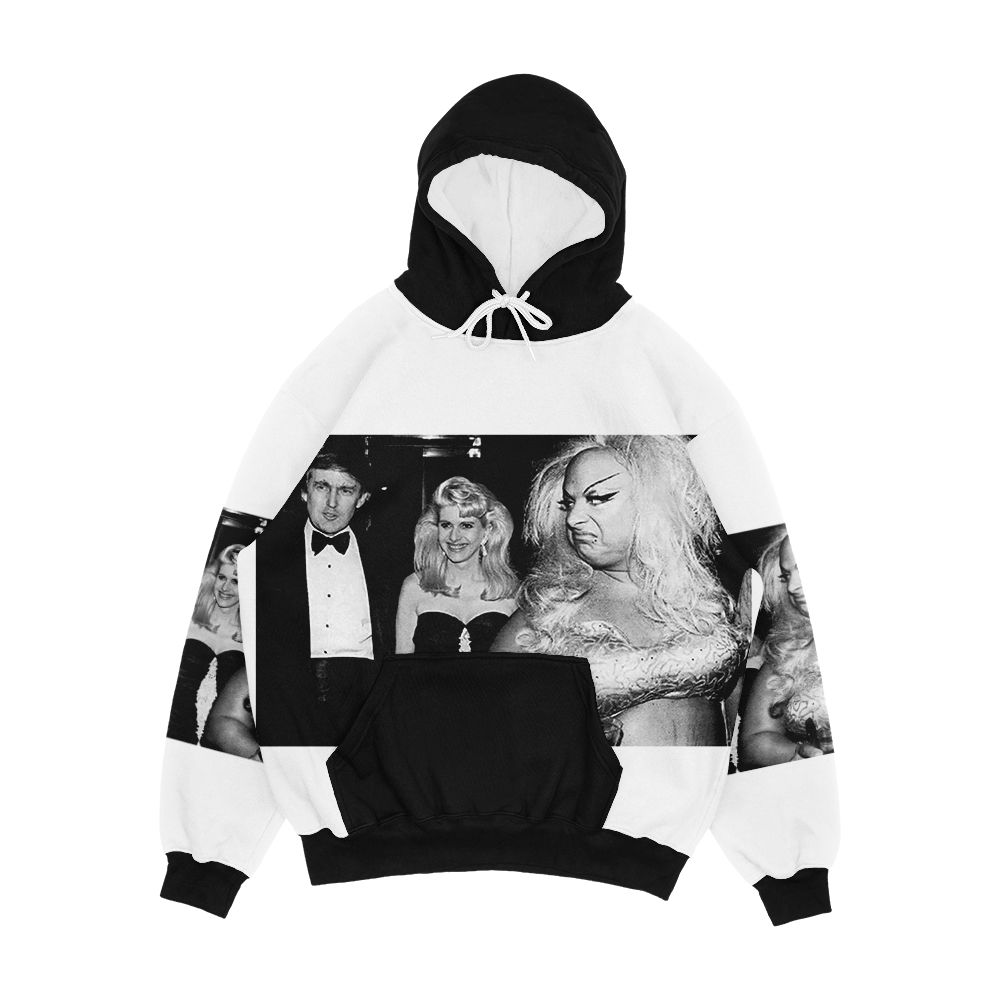 Divine Meets Trump Men's All-Over-Print Hoodie
