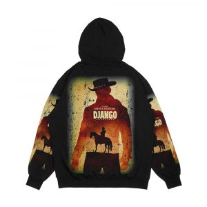 Alternative view of Django Unchained Men's All-Over-Print Hoodie
