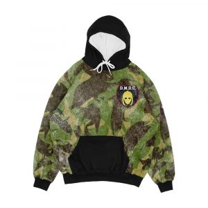 Dmdc Detectorists Badge Distressed Men's All-Over-Print Hoodie