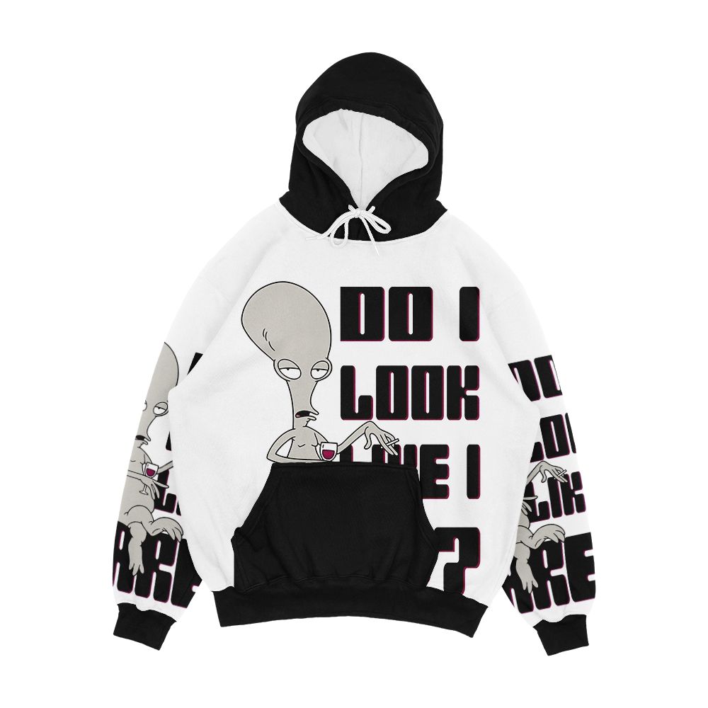 Do I Look Like I Care Men's All-Over-Print Hoodie