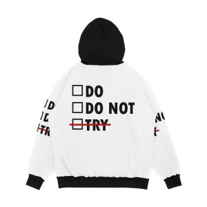 Alternative view of Do Or Do Not Men's All-Over-Print Hoodie