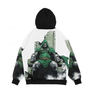 Alternative view of Doctor Doom Men's All-Over-Print Hoodie