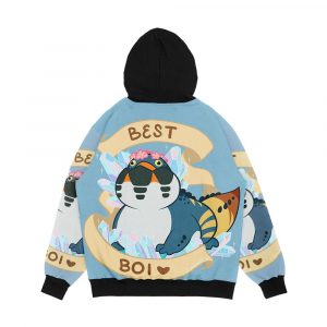 Alternative view of Dodogama Best Boi Monhun World Men's All-Over-Print Hoodie