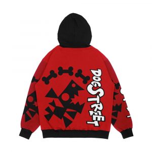 Alternative view of Dog Street Men's All-Over-Print Hoodie