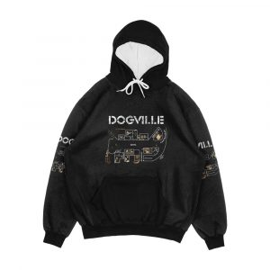 Dogville District Map Men's All-Over-Print Hoodie