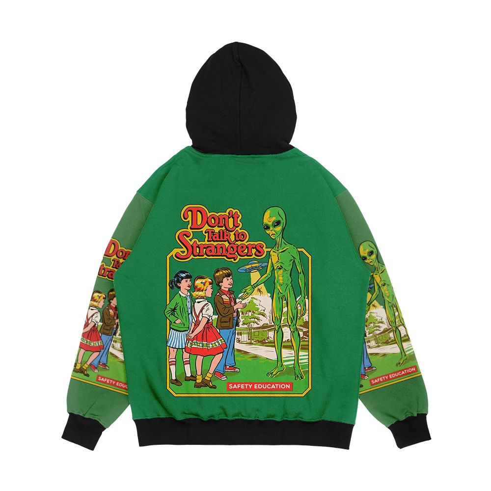 Don T Talk To Strangers Men's All-Over-Print Hoodie - Image 2