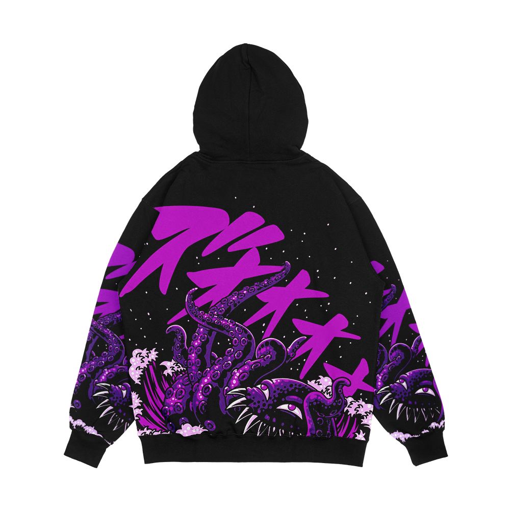Don T Tease The Octopus Men's All-Over-Print Hoodie - Image 2