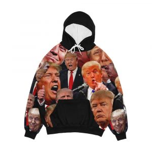 Donald Trump Collage Men's All-Over-Print Hoodie