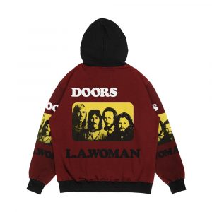 Alternative view of Doors L A Woman Mixed Text Men's All-Over-Print Hoodie