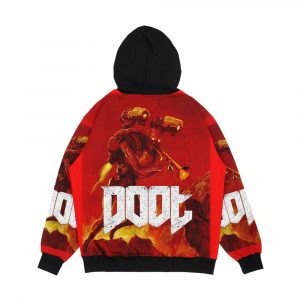 Alternative view of Doot Toot Doom Shirt Style 1 Men's All-Over-Print Hoodie