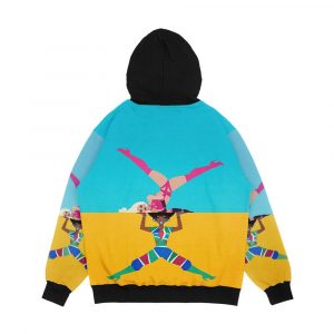 Alternative view of Double Shantay Men's All-Over-Print Hoodie