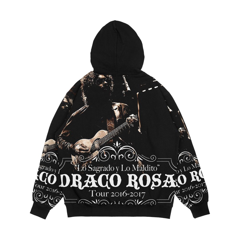 Draco Rosa Tour 2017 Sj02 Men's All-Over-Print Hoodie - Image 2