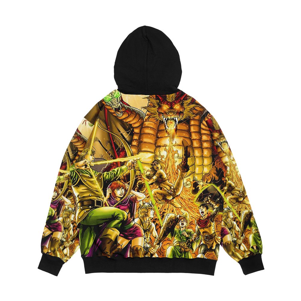 Dragon Attack Men's All-Over-Print Hoodie - Image 2