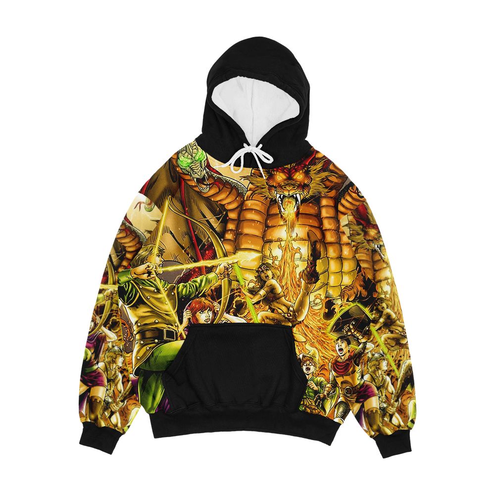 Dragon Attack Men's All-Over-Print Hoodie