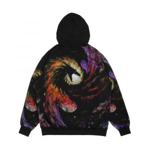 Alternative view of Dragon Galaxy Men's All-Over-Print Hoodie