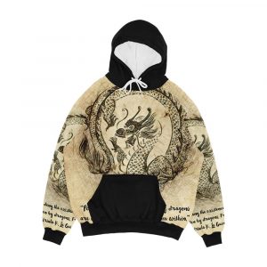 Dragon Quote Men's All-Over-Print Hoodie