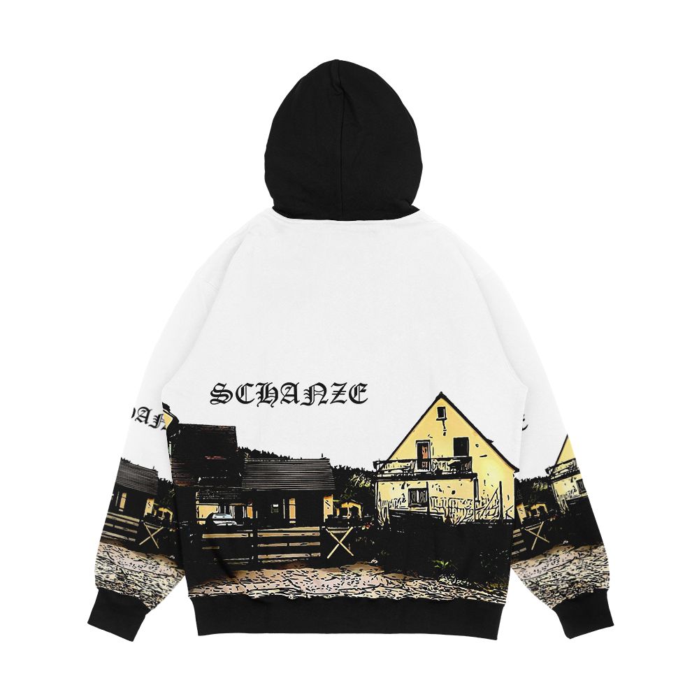 Dragon s Hill Panorama Design Men's All-Over-Print Hoodie - Image 2