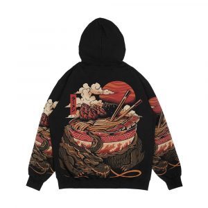 Alternative view of Dragon s Ramen Men's All-Over-Print Hoodie