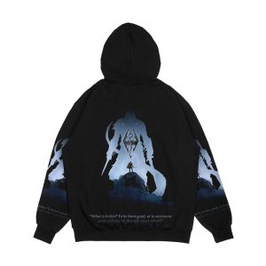 Alternative view of Dragonborn Men's All-Over-Print Hoodie