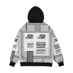 Alternative view of Dreams Of Pallet Town Nostalgia Men's All-Over-Print Hoodie