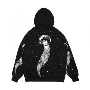 Alternative view of Drifting In Otter Space Best For Color Men's All-Over-Print Hoodie