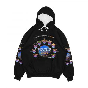 Drink Around The World 2022 Masked Men's All-Over-Print Hoodie