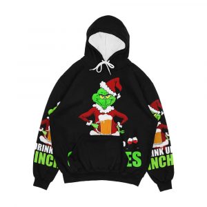 Drink Up Grinches Funny Christmas Men's All-Over-Print Hoodie