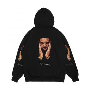 Alternative view of Drke Drizzy Rapper Moasiac Men's All-Over-Print Hoodie