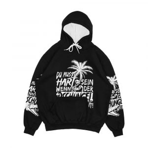 Du Musst Hart Sein Wenn Der Dschungel Weint Men's All-Over-Print Hoodie