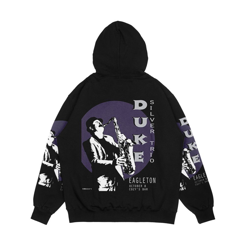 Duke Silver Live In Concert Men's All-Over-Print Hoodie - Image 2
