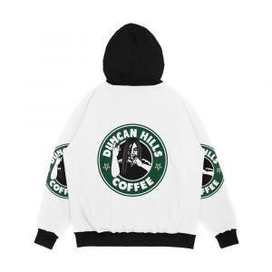 Alternative view of Duncan Hills Coffee Men's All-Over-Print Hoodie