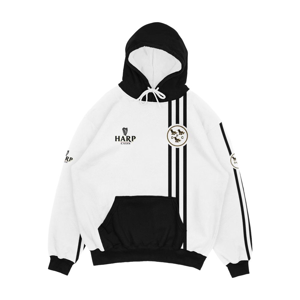 Dundalk Football Club In Black And White 1979 Retro Classic Shirt Men's All-Over-Print Hoodie