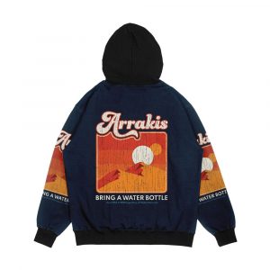 Alternative view of Dune 2020 Arrakis Desert Design Men's All-Over-Print Hoodie