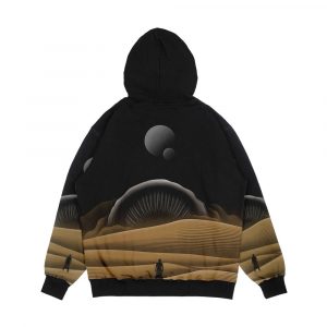 Alternative view of Dune Arrakis Men's All-Over-Print Hoodie