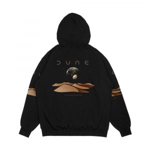 Alternative view of Dune Landscape With Moons Of Arrakis Men's All-Over-Print Hoodie
