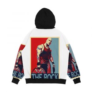 Alternative view of Dwayne Johnson Men's All-Over-Print Hoodie