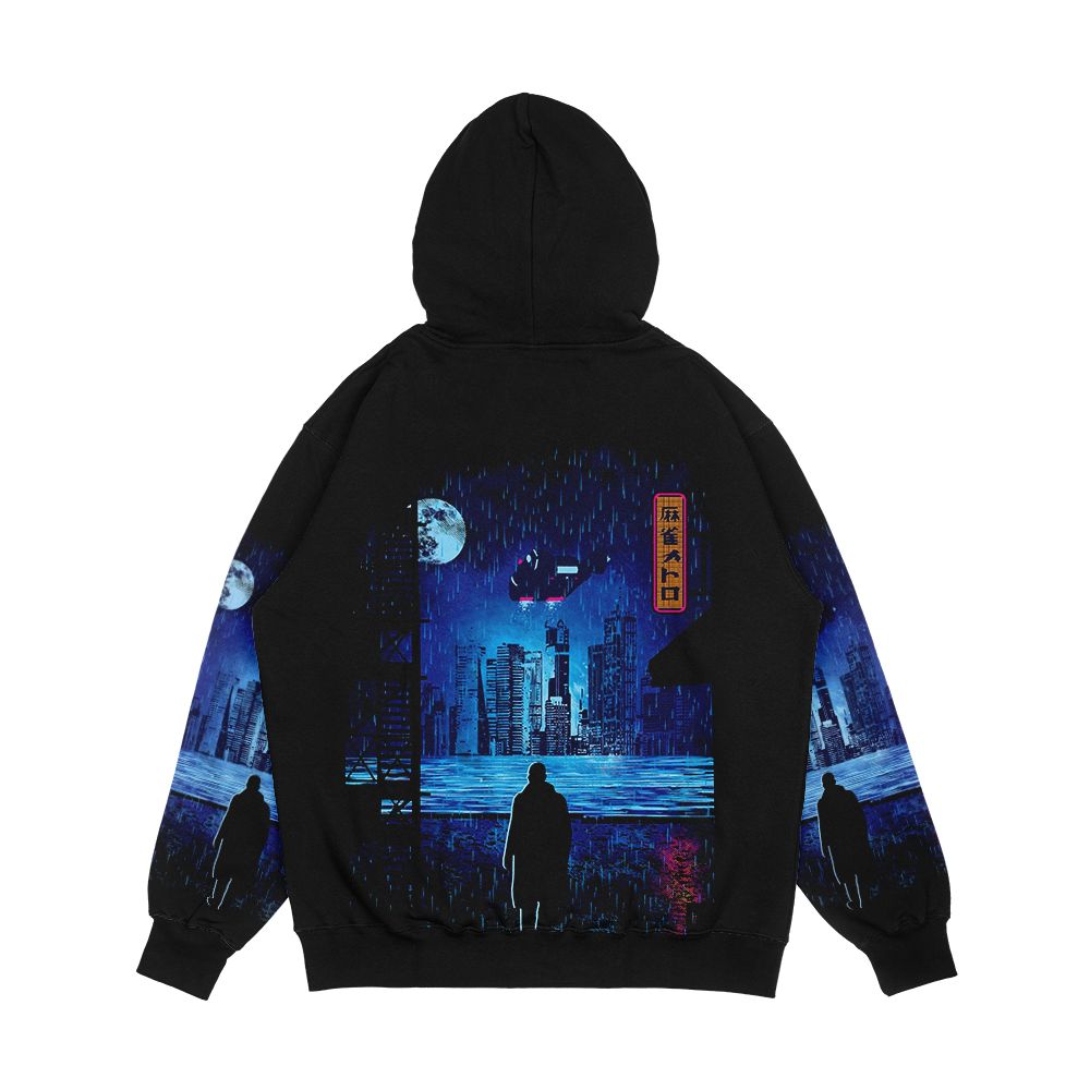 Dystopian World Men's All-Over-Print Hoodie - Image 2