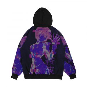 Alternative view of E V A W A V R E I 2 Men's All-Over-Print Hoodie