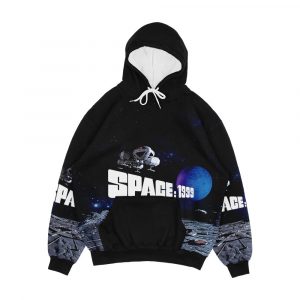 Eagle Over Alpha With Planet 1 Men's All-Over-Print Hoodie